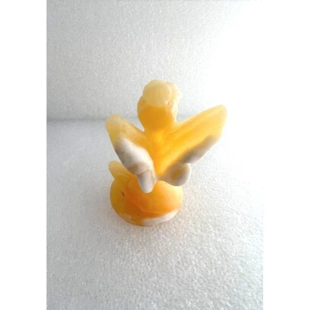 Honey Calcite Tinkerbell Carving